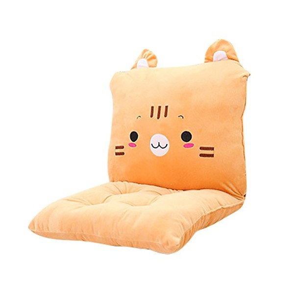 ChezMax Chair Cushion Plush Seat Cushion Back Cushion with Ties