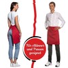 ZOLLNER Bistro Apron - Robust and Durable Front Pin in