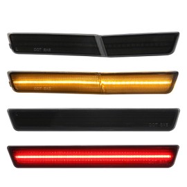 LUDARM Smoke lens LED Side Marker Light for Challenger SRT Demon2018 Hellcat Redeye Widebody2018-2022 Super Stock2020-2022 Jailbreak2022 R/T Scat pack Widebody2019-2022 Shaker T/A392 2021