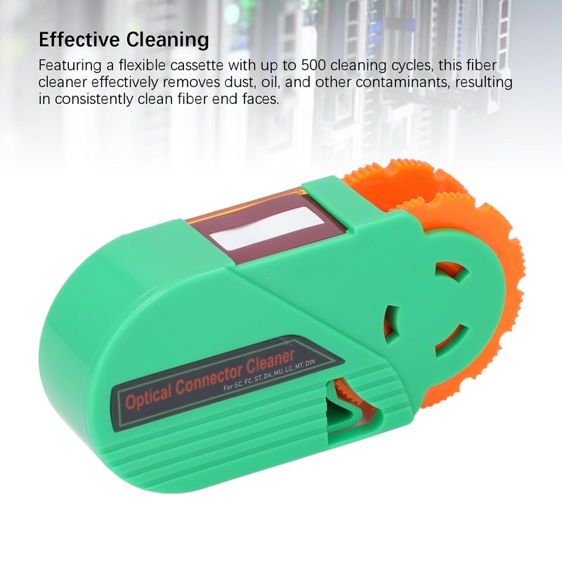 Fiber Optic Cleaner ‑20 to ‑50dB Portable Handheld Fiber Optic