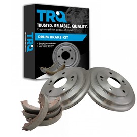 TRQ Rear Brake Drum & Shoe Kit Set for Honda Civic DX LX LX-S HF New