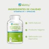 Wellthy Vitamina D3 400 unidades Espirulina 300 Cpsulas. Reforzado con