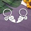 Vadaka Valentine's Day Couple Gifts Keychain for Boyfriend Girlfriend His