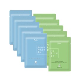 Pretty [50 sheets included] Dual mask pack 25+25 (hyaluronic acid moisture 25 sheets + cica soothing mask 25 sheets) / 프레티 [50매구성] 듀얼마스크팩 25+25 (히알루론산 수분25매+시카 진정마스크25매)