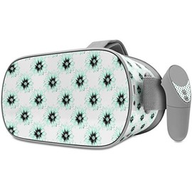 Decal Style Skin Wrap Compatible with Oculus Go Headset - Kearas Daisies Diffuse Glow (Oculus NOT Included)