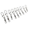 Juego de Broches Giratorios de Pesca de 210 Uds., Barril