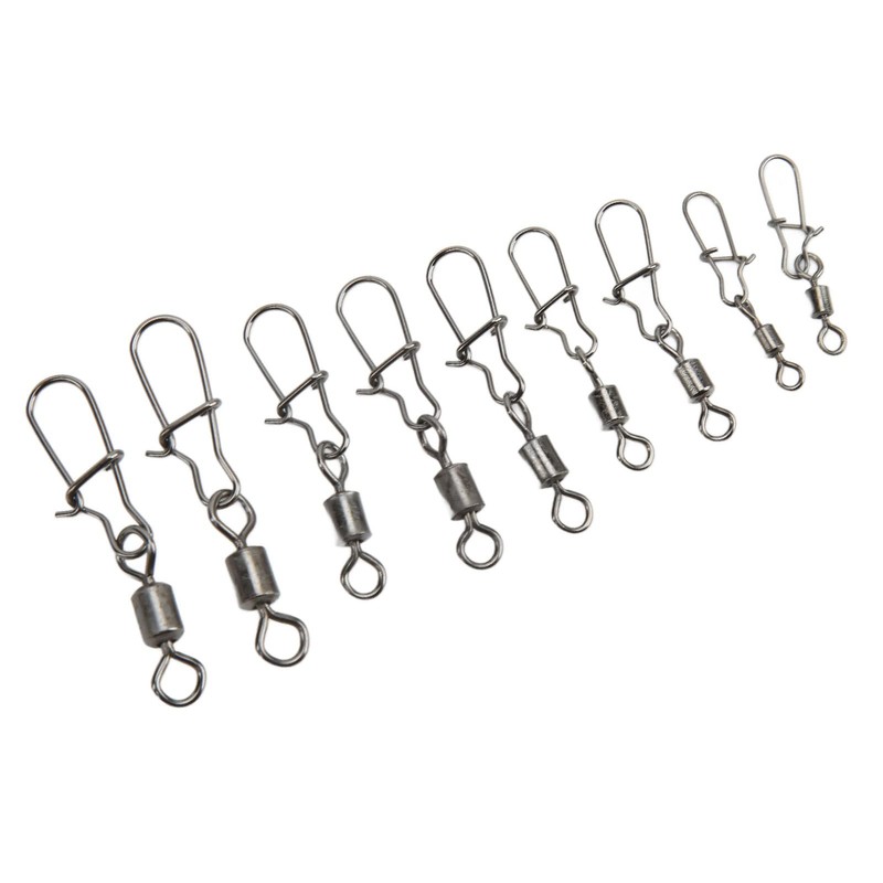Juego de Broches Giratorios de Pesca de 210 Uds., Barril