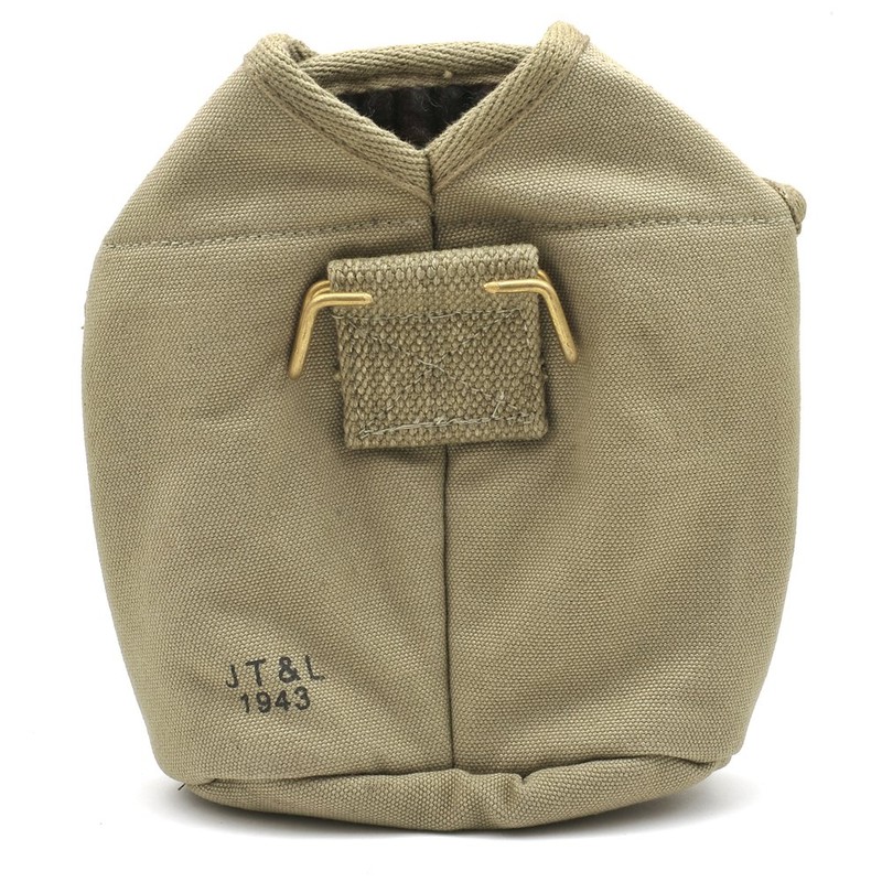World War Supply U.S. WW2 Canteen, Lt. OD Cover and