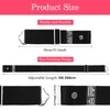 2-in-1 Luggage Straps Travel Belt for Carry On Bag, Elastic