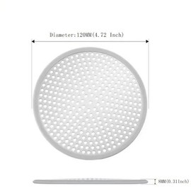 lOVEhAPPENS 2 PCS Shower Drain Hair Catcher, Bathroom Flat Drain Cover, Stainless Steel