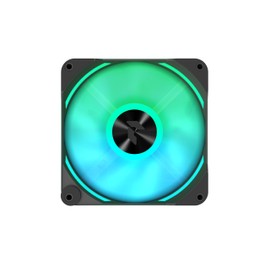 APNX FP2 White Performance ARGB Fan, 120mm, 30mm Frame Width, PWM 500-1800 RPM, High Air Flow, FDB Bearing, Thick Shock-Absorbing Pad, for PC Case, Liquid and Air Cooler, White