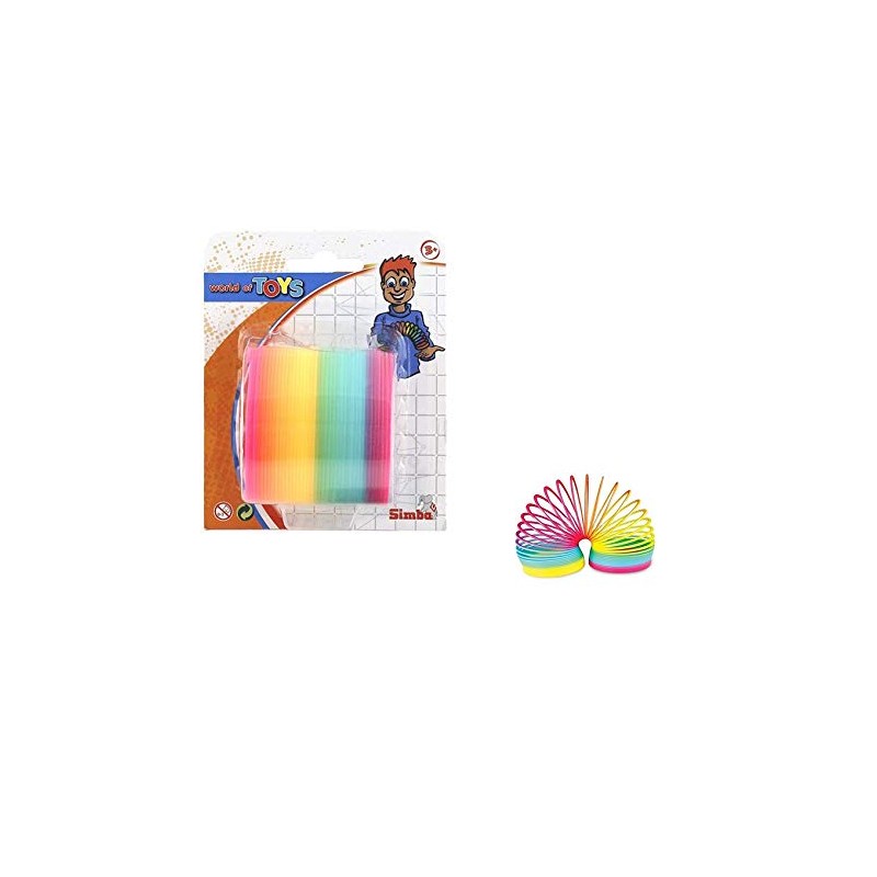 Simba 108616295 - Magic Spring - Basic 6cm, in Regenbogenfarben,
