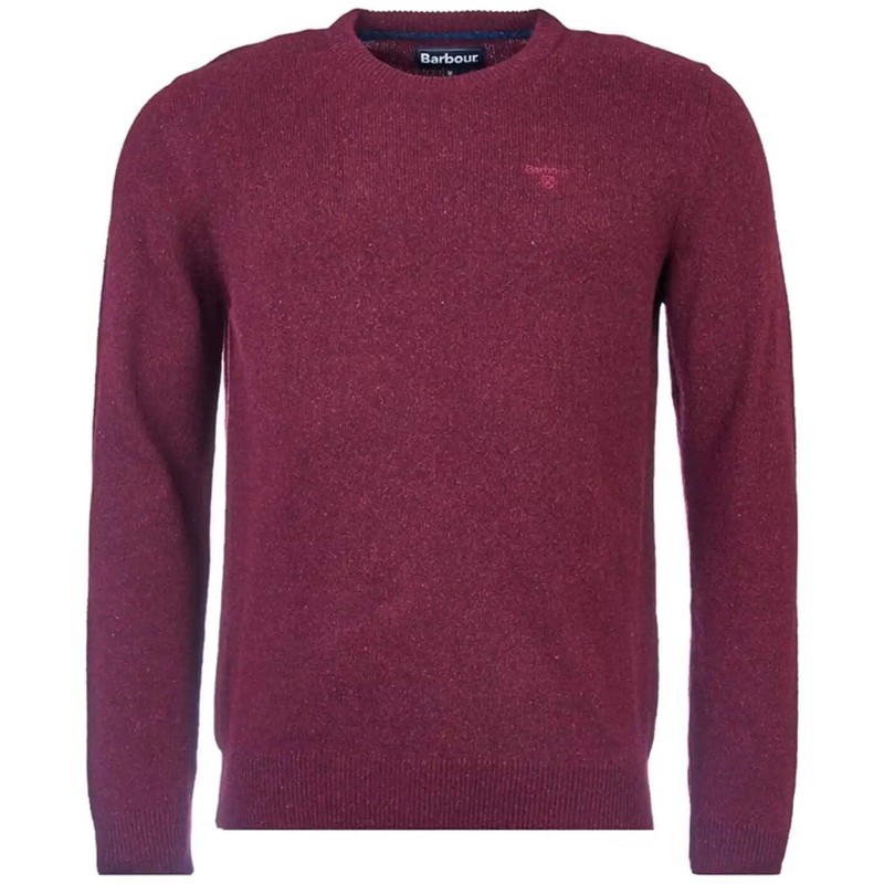 Barbour MKN0844 Harren XL Crew Neck Knitwear, red