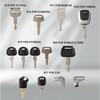 BYPARTSJC 44 Pcs Equipment Keys Master Set,Construction Machinery Key for