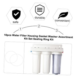 CHILDWEET 30 Pcs Washer Spa Filters Water Filter Wrench Filter Replacement Water Filter Housings Gasket Sealing Gasket Seal Gasket Water Filter Sealing Assortment White