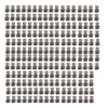 200 Sets Monk Rivet High Gloss 8x6mm Exquisite Workmanship Leather