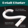 BetLight 6 Inch High Acrylic House Numbers-Floating or Flush Mounting