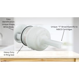 T & T Replacement Cartridge Compatible with NIBCO 85549, White
