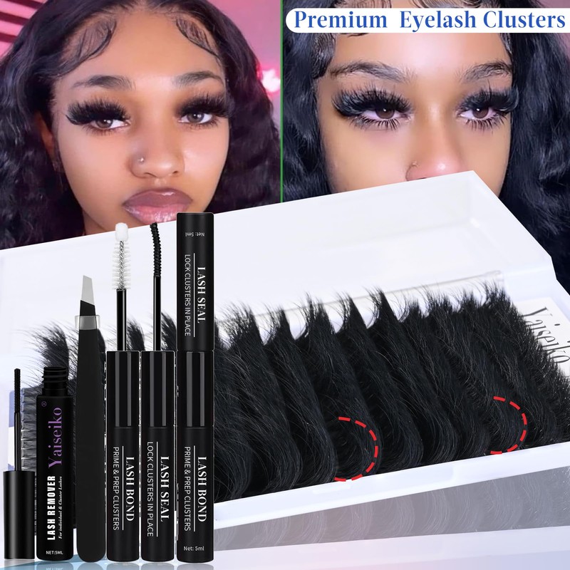 Mega Lash Clusters Kit 300D Thick 12-25mm Volume Cluster Eyelash