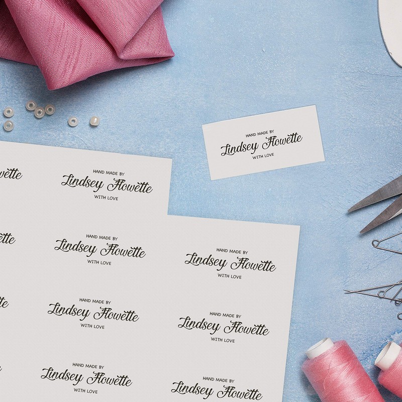 Avery Printable Fabric for Inkjet Printers, White, 5 Sheets (03384)