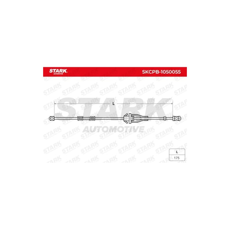 STARK SKCPB-1050055 Cable Pulley, Parking Brake, Handbrake Cable, Brake Cable