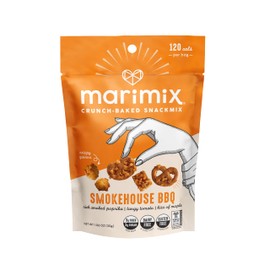 Marimix Snack Mix | Mini Smokehouse BBQ | Crunch Baked Sweet & Salty Savory Plant Based Naturally Gluten Free Whole Grain Fiber Charcuterie Pretzel Trail Party Mix | No Artificial Ingredients