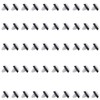 50 x Mounting Clips Clamp Piece Decorative Strip Exterior Set
