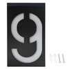 Outdoor Solar Power LED Number Sign Light House Hotel Store