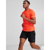 Zengjo Workout Shirt Men Quick Dry Lightweight(Neon Orange,X-Large)