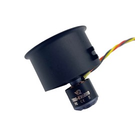 XFLY-MODEL 30mm 12-Blade EDF Ducted Fan with 1108 Brushless Outrunner Motor 3S & 4S Version Model Jet Aircraft (1108-KV6800 (4S))