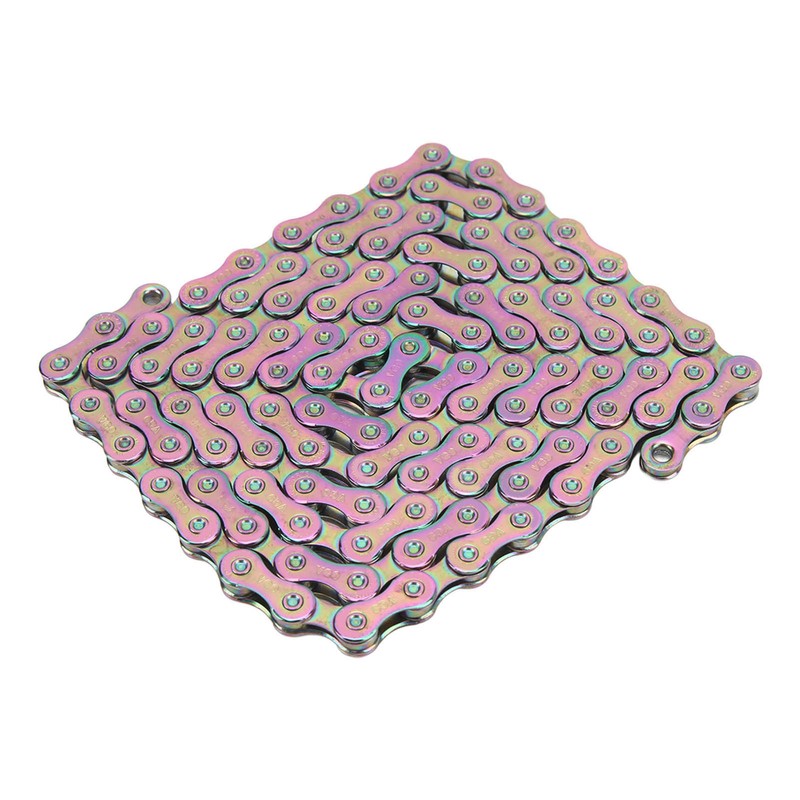 Bicycle Chain High Carbon Steel Colorful 116 Links 9 Speed