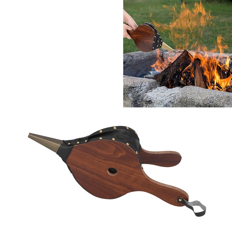 Fire Stove Blower Wooden Manual Fire Place Bellow for Fire