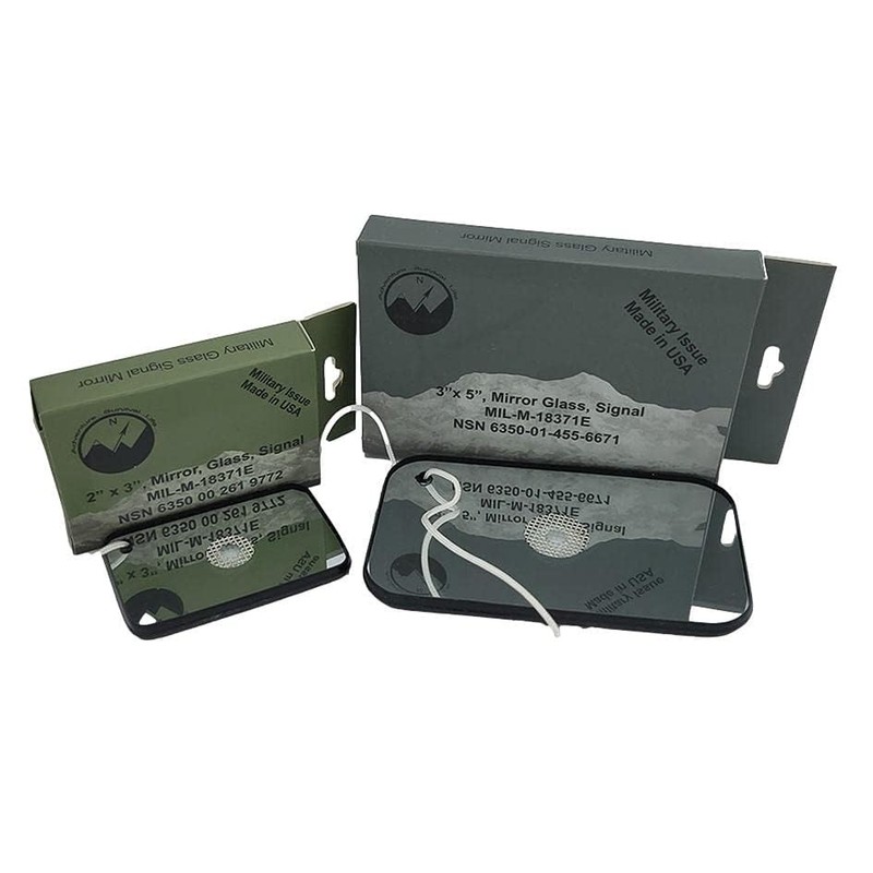 Best Glide ASE Military Grade Glass Signal Mirror (3 x