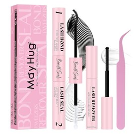 Mayhug Kit 4 en 1 para de Pestañas: Pegamento