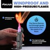 XIKAR Tactical Single-Jet Lighter, Gunmetal - Powerful Flame, Rugged Design