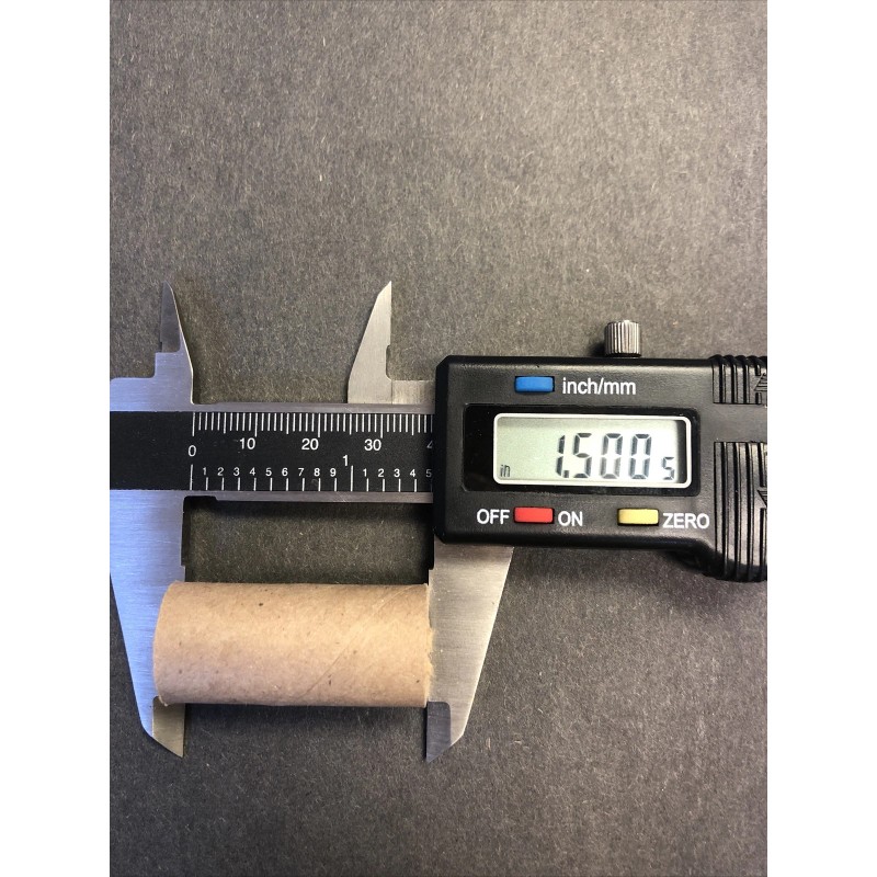 Pyro tubes 100- 9/16” ID X 1-1/2” Brown Kraft .062