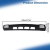 Silscvtt Lower Front Bumper Valance Skid Plate Black with Hole