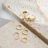 Rotnso Small Gold Hoop Earrings Set for Women Chunky Hypoallergenic