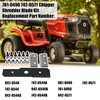 Shredder Chipper Blade Kit 781-0490 742-0571 for Craftsman Troy-Bilt MTD