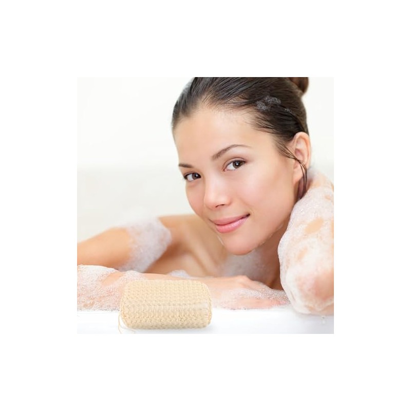 BETOOKY Esponja Exfoliante Corporal de Sisal para Ducha