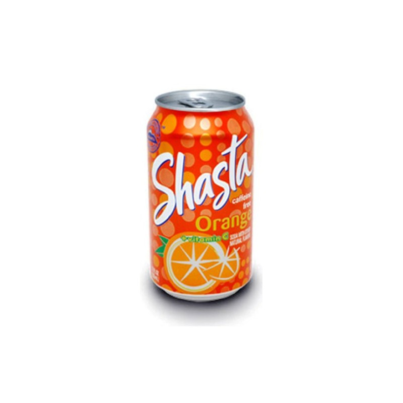 Shasta Orange Soda, 12-Count (Pack of 2)
