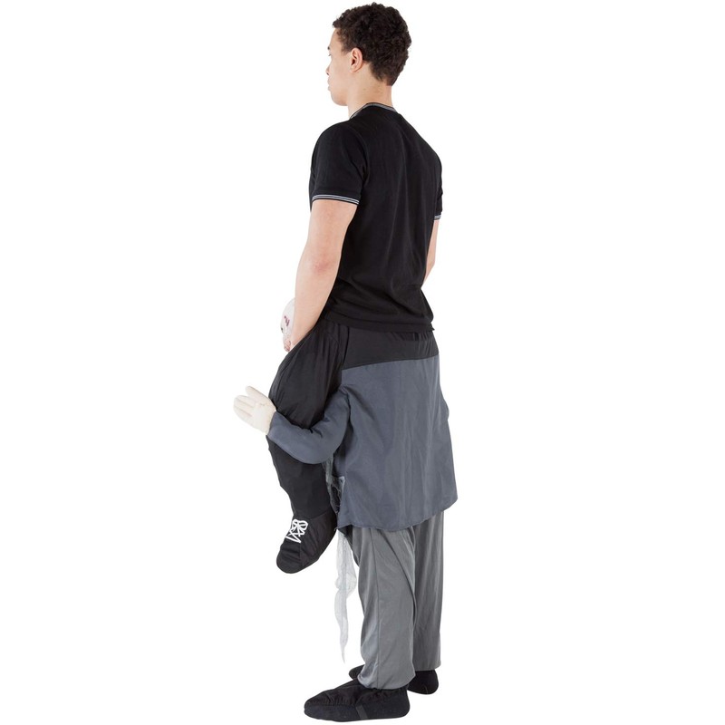 Unisex Piggy Back Zombie Fancy Dress Costume - With Stuff