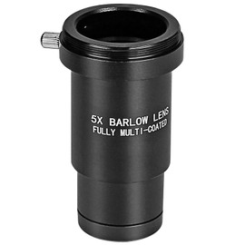 Celticbird 1.25 Inch 5X Barlow Lens Telescope Accessory,5X Magnification, Fully Multi-Coated Metal, with M42 Thread Camera Connect Interface - for 1.25” Telescope Astronomy Eyepiece