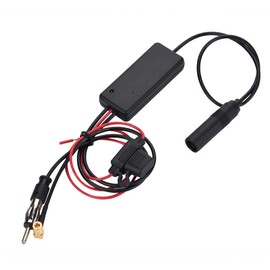 Car Antenna Amplifier AM FM Adapter Car Aerial Booster Amplifier Compatible with DAB, FM and AM