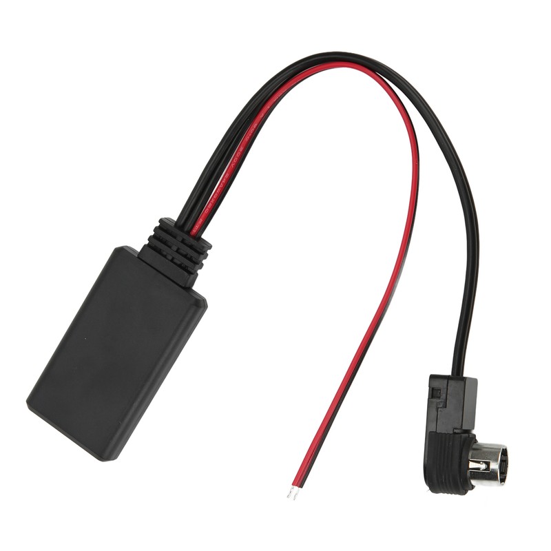 Car Bluetooth5.0 AUX IN Module Wireless ABS Black Heatproof Antiaging