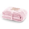 DecoKing Cuddly Microfiber Blanket Bedspread Fleece Faux Fur Blanket Fluffy