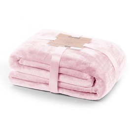 DecoKing Cuddly Microfiber Blanket Bedspread Fleece Faux Fur Blanket Fluffy and Soft Microfiber Blanket