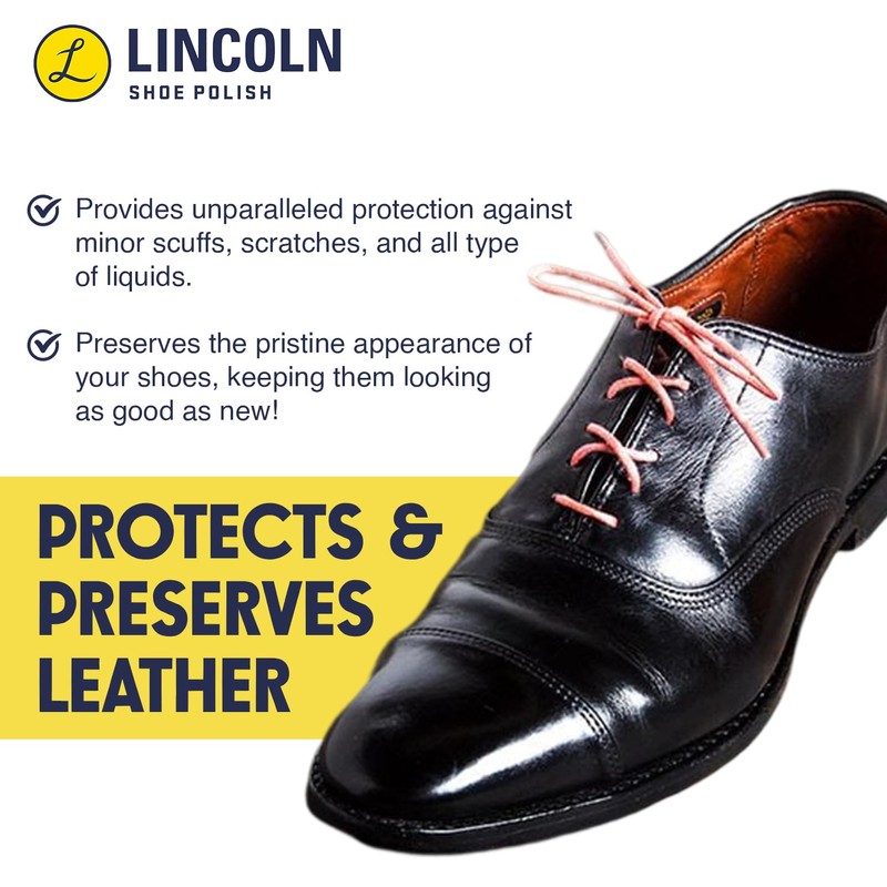 Lincoln Shoe Polish Wax - 2-1/8 oz | Made in