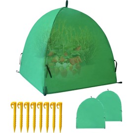 Upgrade Winter Plant Warm Covers - Freeze Protection Shrub Covers, Winter Plant Warm Tent and Frost Covers Protecting Fruit Potted Plants Tree from Freezing Animals Eating (50 * 50 * 40)