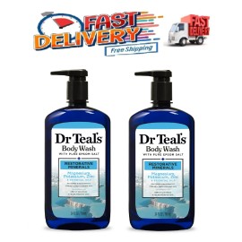 Dr. Teal's Dr Teal's Restorative Minerals Body Wash, Magnesium, Potassium & Zinc, 2 PACK